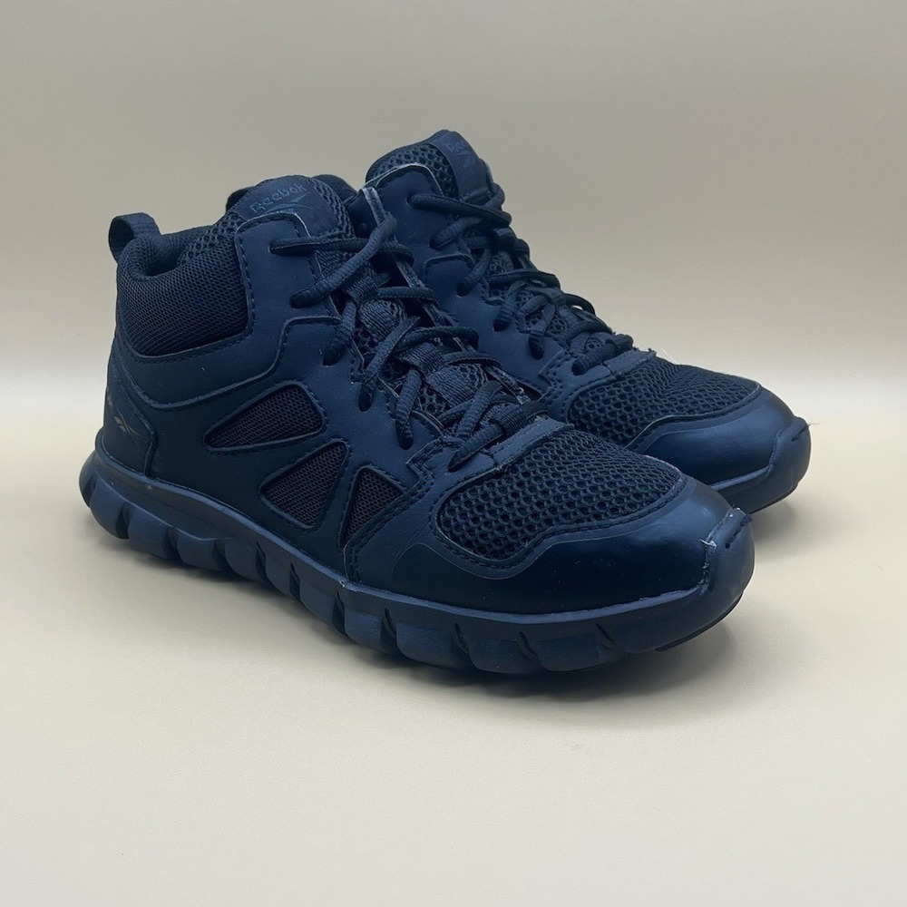 Reebok Sublite Cushion Tactical Black Work Boots - Women's Size 6.5 USED‎